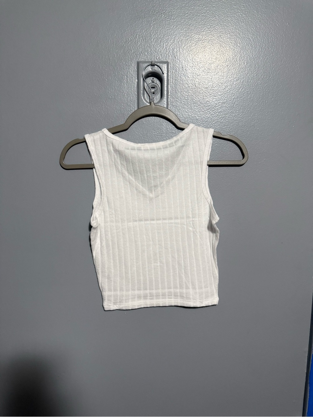 Zenana Ribbed V-Neck Crop Tank Bundle | 3-Pack | White • Black • Ash Mocha - Picture 5 of 7